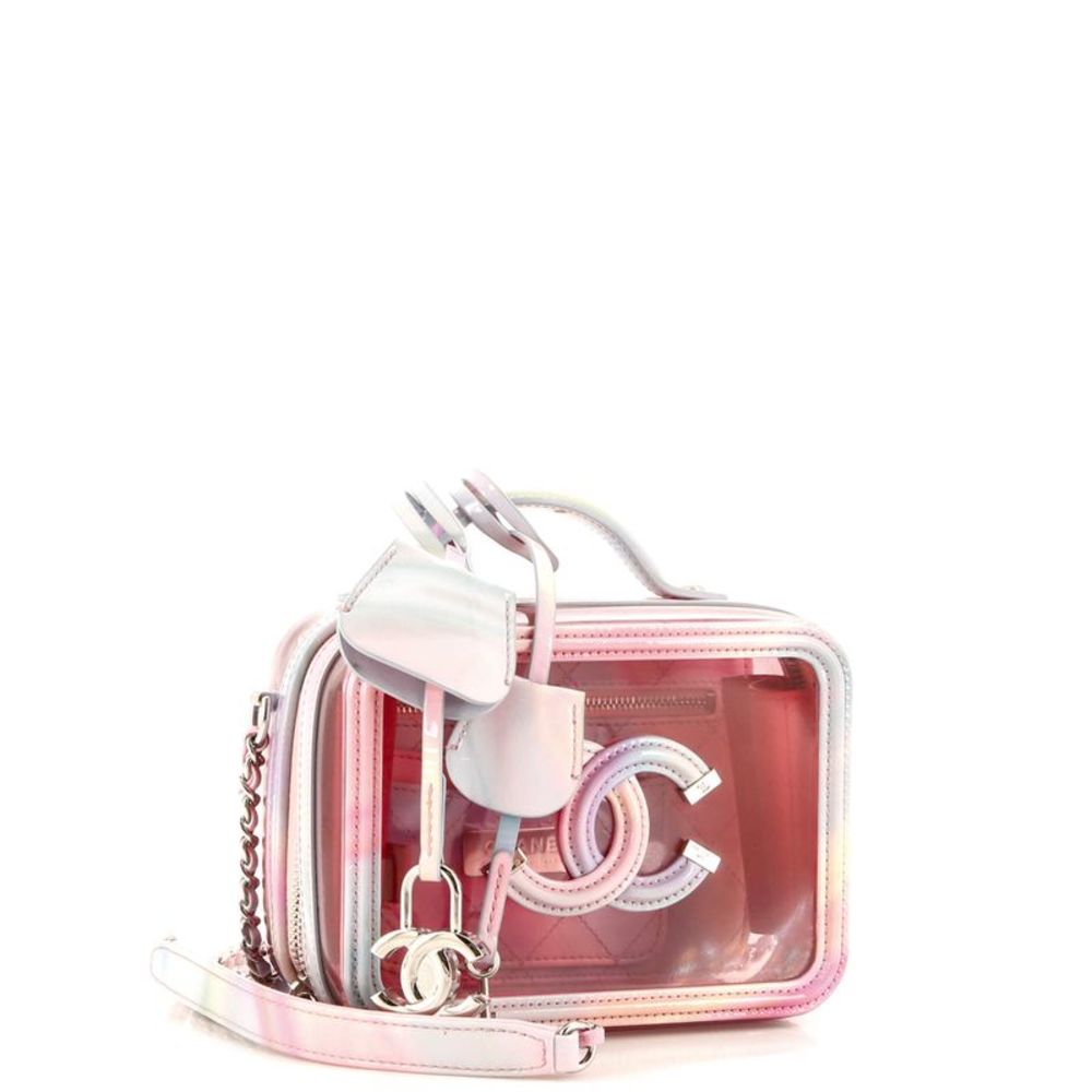Chanel Filigree Vanity Case PVC with Lambskin Small - Picture 3 of 9